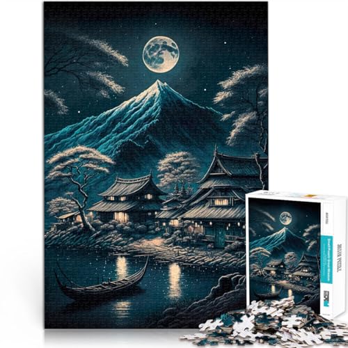 Vollmond-Asiatisches Dorf Teenager-Puzzles 2000 Teile Lernspiel-Herausforderungsspielzeug Lernspiel für Geburtstag, Weihnachten 70x100cm Vollmond-Asiatisches Dorf Teenager-Puzzles 2000 Teile Lernspiel-Herausforderungsspielzeug Lernspiel für Geburtstag, Weihnachten 70x100cm von SYUNFEI