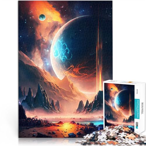 Vulkan Berg Kosmos 1000-teiliges Teenager-Puzzle Dekomprimierendes intellektuelles Lernspielzeug Tolles Geschenk für Spiele 38x26cm Vulkan Berg Kosmos 1000-teiliges Teenager-Puzzle Dekomprimierendes intellektuelles Lernspielzeug Tolles Geschenk für Spiele 38x26cm von SYUNFEI