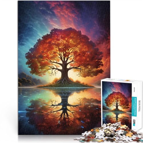Weltraum-Fantasielandschaft Teenager-Puzzle 1000 Teile Pädagogisches Spielzeug zum Stressabbau Tolle Geschenke und Spielzeuge 38x26cm von SYUNFEI