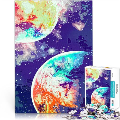 Weltraumkunst Abstrakte Planeten Puzzle für Erwachsene, 1000 Teile Quizspiel Lustige Aktivitäten für zu Hause, Geburtstagsgeschenk, Reisegeschenk, 38x26cm Weltraumkunst Abstrakte Planeten Puzzle für Erwachsene, 1000 Teile Quizspiel Lustige Aktivitäten für zu Hause, Geburtstagsgeschenk, Reisegeschenk, 38x26cm von SYUNFEI