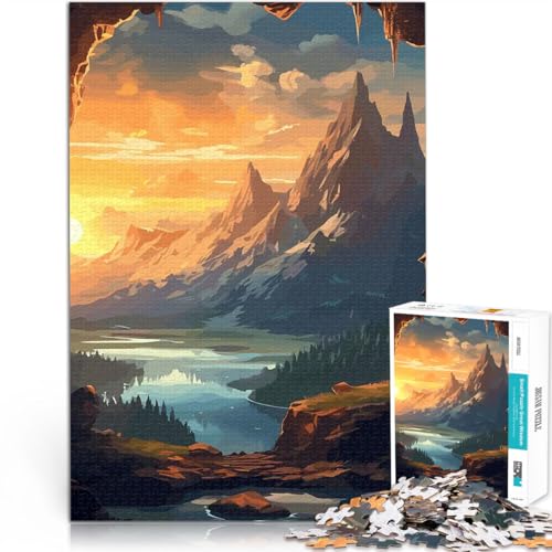 Wildnislandschaften Puzzle für Erwachsene 2000 Teile Pädagogisches Spielzeug zum Stressabbau Tolle Geschenke und Spielzeuge 70x100cm von SYUNFEI
