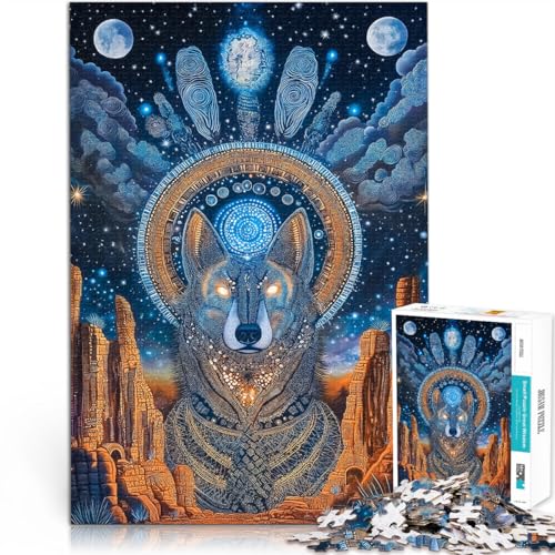 Wolf Civilization Puzzle 2000 Teile für Erwachsene Geschenke zum Suchbegriff: Herausfordernde Spiele für Heimdekoration 70x100cm von SYUNFEI