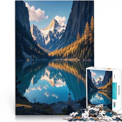 Wunderschöner Fantasy Lake 2000-teilige Puzzles für Teenager Intellektuelles Spiel Wanddekoration Einzigartige Geburtstags 70x100cm Wunderschöner Fantasy Lake 2000-teilige Puzzles für Teenager Intellektuelles Spiel Wanddekoration Einzigartige Geburtstags 70x100cm von SYUNFEI