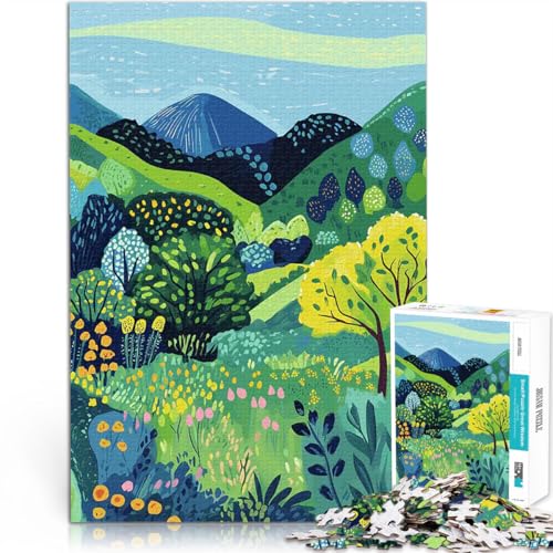 Wunderschönes Berglandschaftsgemälde Teenager-Puzzles 1000 Teile Quizspiel Lustige Aktivitäten für zu Hause, Geburtstagsgeschenk, Reisegeschenk, 38x26cm Wunderschönes Berglandschaftsgemälde Teenager-Puzzles 1000 Teile Quizspiel Lustige Aktivitäten für zu Hause, Geburtstagsgeschenk, Reisegeschenk, 38x26cm von SYUNFEI