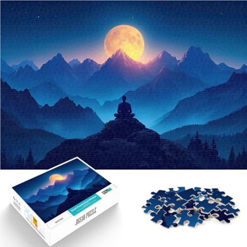 Yoga und Meditation 2000-teiliges Puzzle für Teenager Spielzeug Lernspiele Stressabbau Einzigartige Geburtstags- und Geschenkideen 70x100cm von SYUNFEI