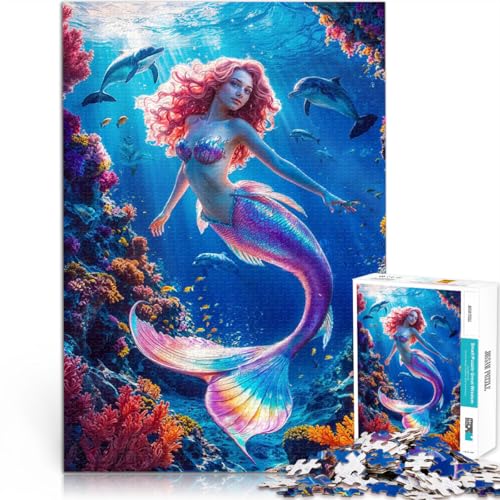 Zauber der Meerjungfrau 1000-teilige Puzzles für Erwachsene Schwierig und herausfordernd Einzigartige Geburtstags- und Geschenkideen 38x26cm Zauber der Meerjungfrau 1000-teilige Puzzles für Erwachsene Schwierig und herausfordernd Einzigartige Geburtstags- und Geschenkideen 38x26cm von SYUNFEI