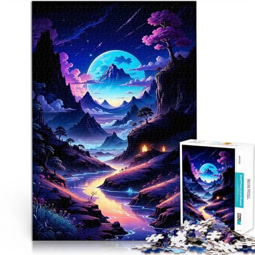 Zauberwald 2000-teiliges Teenager-Puzzle Gehirnintelligenz-Herausforderung süchtig machendes Spielzeug Wichtelgeschenke 70x100cm von SYUNFEI