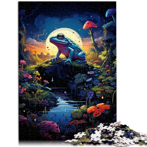 Puzzle für Erwachsene, 1000 Teile, Frosch, das Puzzle, 26 x 38cm, lustiges Geschenk für Teenager ab 14 Jahren von SYUNFEI