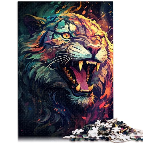 Puzzle für Erwachsene, 1000 Teile, Elementarblitztiger, Spielzeug, Denkspiel, 26 x 38cm, Weihnachtspuzzle-Geschenke von SYUNFEI
