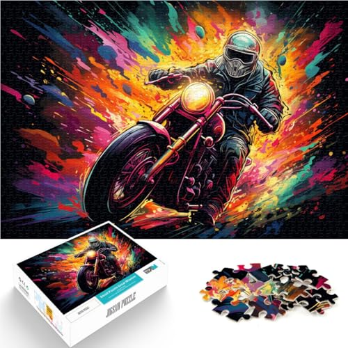 Puzzle für Erwachsene, 1000 Teile, Racers Impossible Puzzle, 10,27 x 14,96 Zoll, Teenager ab 14 Jahren von SYUNFEI