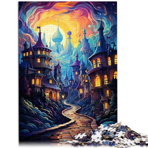 Puzzle für Erwachsene, 2000 Teile, Fantasiedorf, Spielzeug, Denkspiel, Lernspiel für Geburtstag, Weihnachten, 70 x 100 cm, für 14-Jährige von SYUNFEI