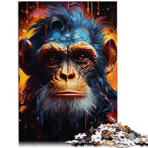 Puzzle für Erwachsene, 2000 Teile, Bunter AFFE, Familienspaß, ganze Familie, 70 x 100 cm, für 14-Jährige von SYUNFEI