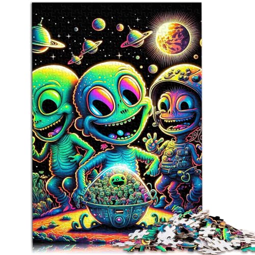 Puzzle für Erwachsene, 2000 Teile, Alien-Monster, Heimdekoration, Puzzlespielzeug, ganze Familie, 27,56 x 39,37 Zoll Puzzle für Erwachsene, 2000 Teile, Alien-Monster, Heimdekoration, Puzzlespielzeug, ganze Familie, 27,56 x 39,37 Zoll von SYUNFEI