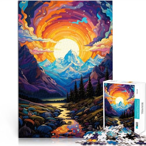 Puzzle für Erwachsene, 1000 Teile, Berg mit Sternen, lustiges Puzzle für die ganze Familie, Stressabbau, Urlaub zu Hause, Zeitvertreib, 50 x 75 cm, für Jugendliche ab 14 Jahren Puzzle für Erwachsene, 1000 Teile, Berg mit Sternen, lustiges Puzzle für die ganze Familie, Stressabbau, Urlaub zu Hause, Zeitvertreib, 50 x 75 cm, für Jugendliche ab 14 Jahren von SYUNFEI