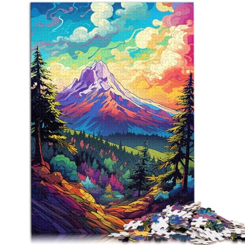 Puzzle für Erwachsene, 2000 Teile, Berge, Spielzeug, Denkspiel, Wanddekoration, einzigartige Geburtstags, 27,56 x 39,37 Zoll, für 14-Jährige von SYUNFEI