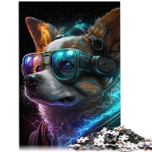 Puzzle für Erwachsene, 1000 Teile, Corgi-Hundespielzeug, Lernspiele, Stressabbau, Künstlersammlung, Bildende Kunst,50x75cm, für Teenager ab 14 Jahren von SYUNFEI