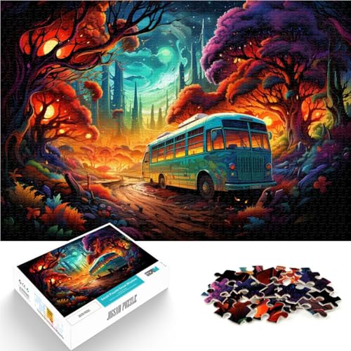 Puzzle für Erwachsene, 2000 Teile, Dschungelbus-Spielzeug, Denkspiel, ganze Familie, 70 x 100 cm, für Teenager ab 14 Jahren von SYUNFEI