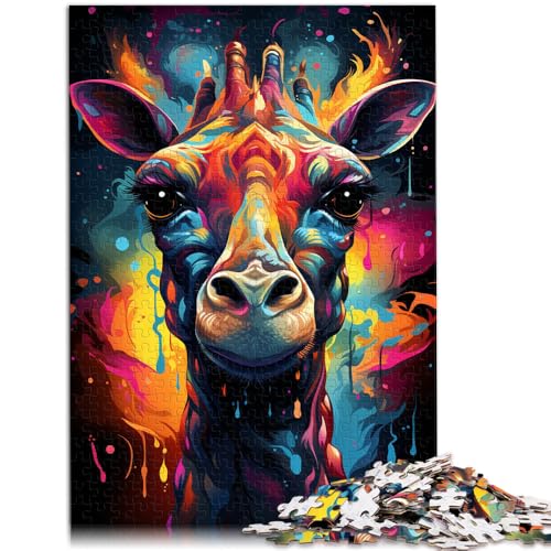 Puzzle für Erwachsene, 1000 Teile, Fantasie-Giraffe, Lernspiele für Zuhause, DIY-Spielzeug, lustige Puzzles, 19,7 x 29,5 Zoll, geeignet für Teenager ab 14 Jahren von SYUNFEI