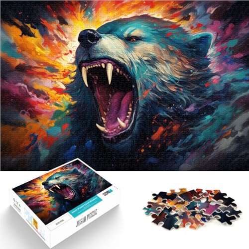 Puzzle für Erwachsene, 2000 Teile, Fantasy Violent Bear, Familienspaß, Weihnachtswunschliste mit Weihnachtsmann, 27,56 x 39,37 Zoll, für 14-Jährige Puzzle für Erwachsene, 2000 Teile, Fantasy Violent Bear, Familienspaß, Weihnachtswunschliste mit Weihnachtsmann, 27,56 x 39,37 Zoll, für 14-Jährige von SYUNFEI