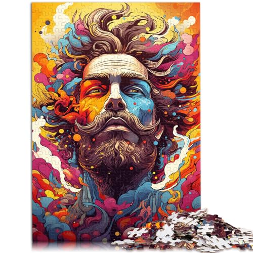 Puzzle für Erwachsene, 1000 Teile, Gott, Heimdekoration, Puzzle-Spielzeug, Herausforderung der Gehirnintelligenz, süchtig machendes Spielzeug, 10,27 x 14,96 Zoll, für 14-Jährige von SYUNFEI
