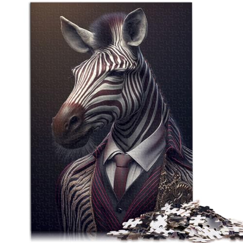 Puzzle für Erwachsene, 2000 Teile, Fantasy-Zebra-Kostüm, Familienspaß-Puzzle, Weihnachtswunschliste mit Weihnachtsmann, 27,56 x 39,37 Zoll, für Teenager ab 14 Jahren von SYUNFEI