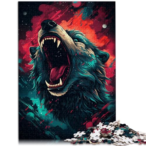 Puzzle für Erwachsene mit 1000 Teilen, Galaxie-Wolf, Spielzeug, Denkspiel, anspruchsvoll, Aber unterhaltsam und humorvoll,50x75cm, für 14-Jährige von SYUNFEI