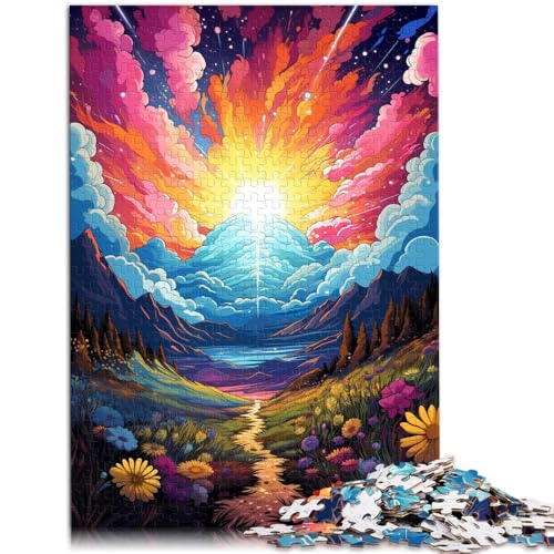 Puzzle für Erwachsene, 1000 Teile, psychedelische Landschaft, Familienspaß, Lernspiel für Geburtstag, Weihnachten,38x52cm Puzzle für Erwachsene, 1000 Teile, psychedelische Landschaft, Familienspaß, Lernspiel für Geburtstag, Weihnachten,38x52cm von SYUNFEI