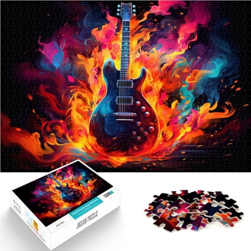 Puzzle für Erwachsene, 1000 Teile, Gitarre, Lernspiele für Zuhause, DIY-Spielzeug, Lernspiel für Geburtstag, Weihnachten, 50 x 75 cm, für Teenager ab 14 Jahren Puzzle für Erwachsene, 1000 Teile, Gitarre, Lernspiele für Zuhause, DIY-Spielzeug, Lernspiel für Geburtstag, Weihnachten, 50 x 75 cm, für Teenager ab 14 Jahren von SYUNFEI
