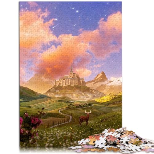 Puzzle für Erwachsene, 2000 Teile, Hirsch, Heimdekoration, Puzzle-Spielzeug, Herausforderung für die Gehirnintelligenz, süchtig machendes Spielzeug, 27,56 x 39,37 Zoll, von SYUNFEI