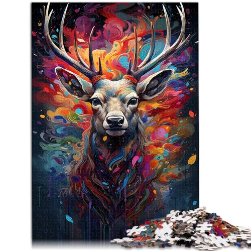 Puzzle für Erwachsene, 2000 Teile, Hirsch, Tier, Heimdekoration, Puzzle, Spielzeug, Lernspiel für Geburtstag, Weihnachten, 27,56 x 39,37 Zoll Puzzle für Erwachsene, 2000 Teile, Hirsch, Tier, Heimdekoration, Puzzle, Spielzeug, Lernspiel für Geburtstag, Weihnachten, 27,56 x 39,37 Zoll von SYUNFEI