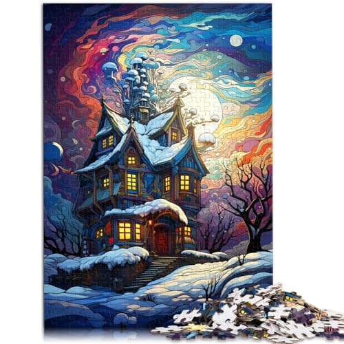 Puzzle für Erwachsene, 1000 Teile, Iglu, Familienspaß, Puzzle, Familienspiel, Stressabbau, schwieriges Herausforderungspuzzle, 14,96 Zoll x 20,47 Zoll von SYUNFEI