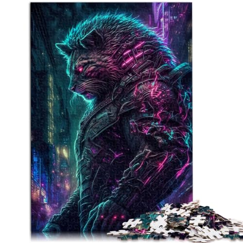 Puzzle für Erwachsene, 2000 Teile, Löwe, Mensch, das Puzzle, Familienspiel, Stressabbau, schwieriges Herausforderungspuzzle, 27,56 x 39,37 Zoll von SYUNFEI