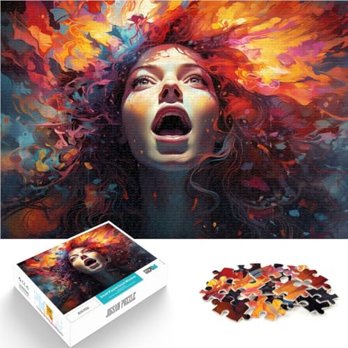 Puzzle für Erwachsene, 1000 Teile, Mädchen malen, schwieriges und herausforderndes Lernspiel für Geburtstag, Weihnachten, 26x38cm, für 14-Jährige Puzzle für Erwachsene, 1000 Teile, Mädchen malen, schwieriges und herausforderndes Lernspiel für Geburtstag, Weihnachten, 26x38cm, für 14-Jährige von SYUNFEI