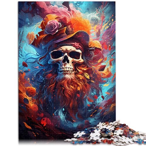 Puzzle für Erwachsene, 2000 Teile, Piratenschädel, Spielzeug, Denkspiel, ganze Familie, 70 x 100 cm, für 14-Jährige von SYUNFEI