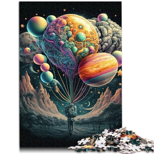 Puzzle für Erwachsene, 1000 Teile, bunter Planet, Lernspielzeug, Familienspiele, 38x52cm, für Teenager ab 14 Jahren von SYUNFEI