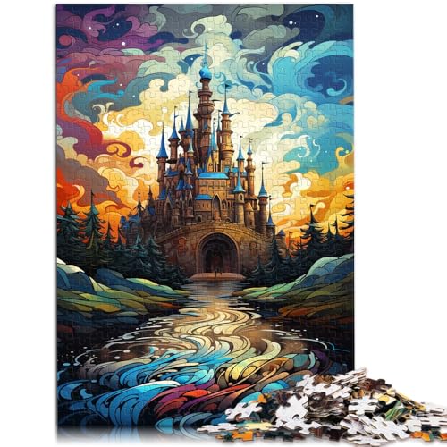 Puzzle für Erwachsene, 1000 Teile, Schloss, das Puzzle, 14,96 x 20,47 Zoll, Teenager ab 14 Jahren von SYUNFEI