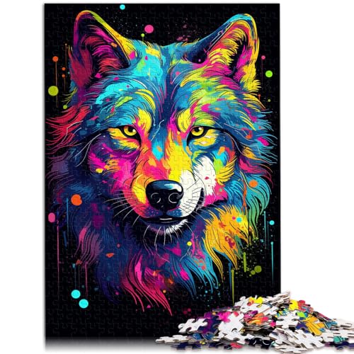 Puzzle für Erwachsene, 1000 Teile, Tierwolf, Lernspielzeug, Familienspiele, tolles, 38x52cm, für Teenager ab 14 Jahren von SYUNFEI