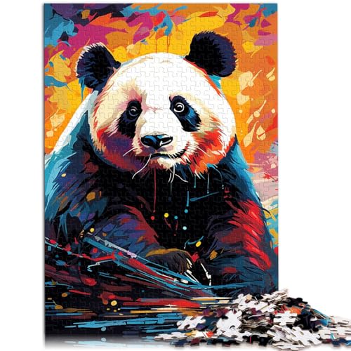 Puzzle für Erwachsene, 2000 Teile, farbenfrohes Panda-Spielzeug, Denkspiel, tolles Geschenk für Spiele, 27,56 x 39,37 Zoll, für Teenager ab 14 Jahren von SYUNFEI