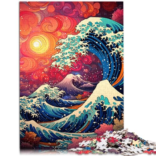 Puzzle für Erwachsene, 1000 Teile, psychedelische Wellen, Lernspielzeug, Familienspiele, 38x52cm, für Teenager ab 14 Jahren von SYUNFEI