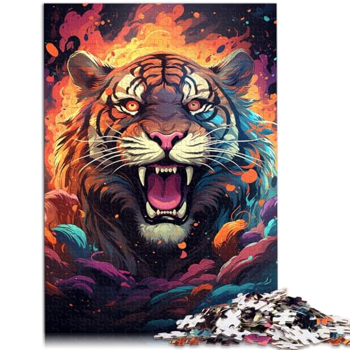 Puzzle für Erwachsene, 2000 Teile, der geheimnisvolle Tiger, Lernspielzeug, Familienspiele, EIN Kunstwerk, 70 x 100 cm, für 14-Jährige Puzzle für Erwachsene, 2000 Teile, der geheimnisvolle Tiger, Lernspielzeug, Familienspiele, EIN Kunstwerk, 70 x 100 cm, für 14-Jährige von SYUNFEI