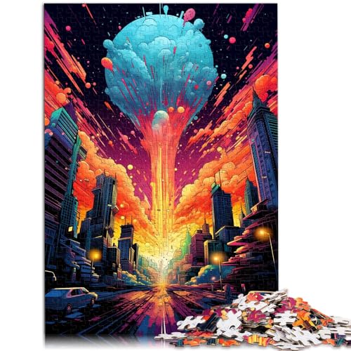 Puzzle für Erwachsene, 1000 Teile, lebendige Stadt, Lernspielzeug, Familienspiele, stärkt die Liebe zwischen Paaren, 50 x 75 cm Puzzle für Erwachsene, 1000 Teile, lebendige Stadt, Lernspielzeug, Familienspiele, stärkt die Liebe zwischen Paaren, 50 x 75 cm von SYUNFEI