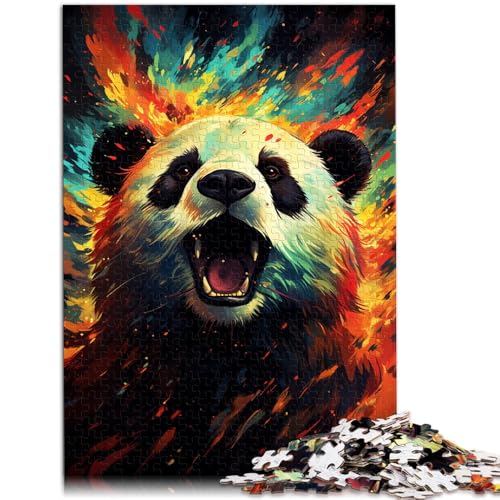 1000-teiliges Puzzle für Erwachsene, Weltraumpanda, Spielzeug, Denkspiel, Wanddekoration, einzigartiges Geburtstags, 38x52cm von SYUNFEI