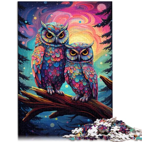 Puzzle für Erwachsene mit 1000 Teilen, Tierkunst, Eulenspielzeug, Denkspiel, Weihnachtswunschliste mit Weihnachtsmann, 26x38cm, für Jugendliche ab 14 Jahren von SYUNFEI
