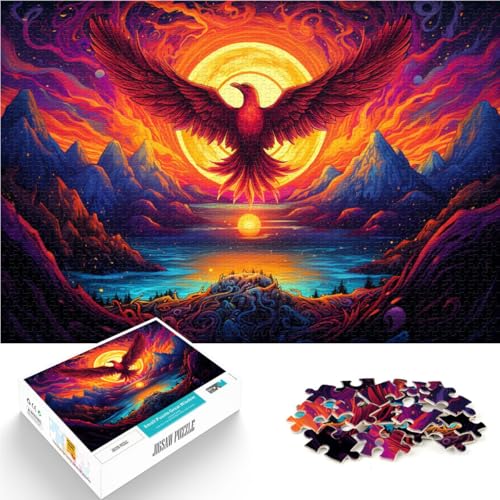 Puzzle für Erwachsene mit 1000 Teilen „EIN Phönix, der Planet“, Spielzeug, Denkspiel mit passendem Poster und Quizblatt,38x52cm von SYUNFEI