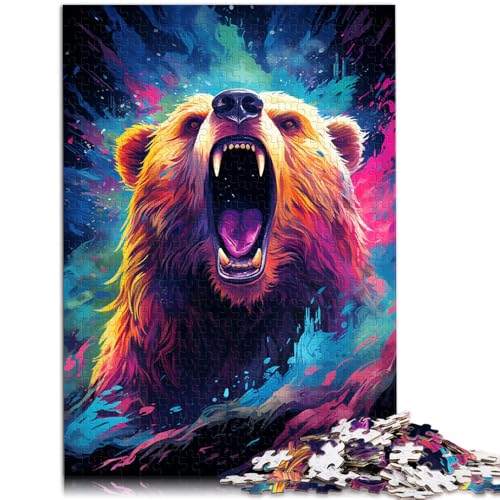 Puzzle für Erwachsene, 1000 Teile, Malen, Bär, Muster zum Zusammenbauen, ganze Familie,38x52cm, für Teenager ab 14 Jahren Puzzle für Erwachsene, 1000 Teile, Malen, Bär, Muster zum Zusammenbauen, ganze Familie,38x52cm, für Teenager ab 14 Jahren von SYUNFEI