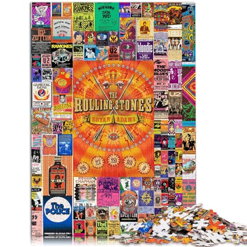 1000-teiliges Puzzle für Erwachsene, Retro-Art-Spielzeug, Lernspiele, Stressabbau, Lernspiel für Geburtstag, Weihnachten,38x52cm von SYUNFEI