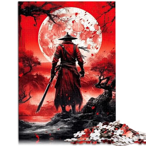 1000-teiliges Puzzle für Erwachsene, Samurai-Spielzeug, Denkspiel, Herausforderung für die Gehirnintelligenz, süchtig machendes Spielzeug,38x52cm, für Jugendliche ab 14 Jahren von SYUNFEI
