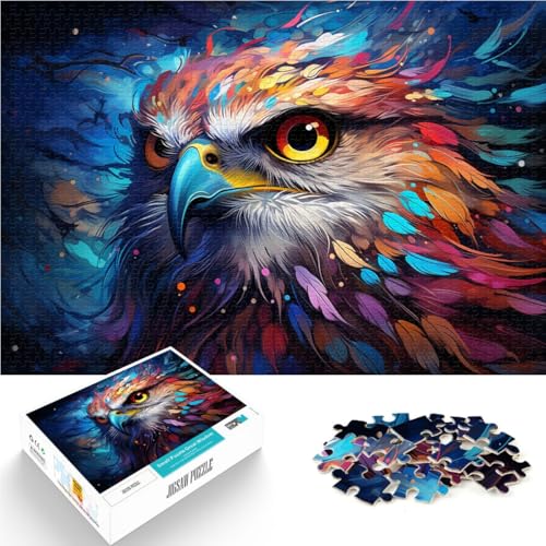 Puzzle für Erwachsene, 1000 Teile, Tier-Adler, Präzisionsschnitt-Puzzle, ganze Familie, 14,96 Zoll x 20,47 Zoll Puzzle für Erwachsene, 1000 Teile, Tier-Adler, Präzisionsschnitt-Puzzle, ganze Familie, 14,96 Zoll x 20,47 Zoll von SYUNFEI