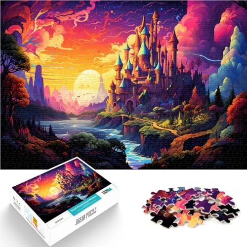 Puzzle für Erwachsene, 1000 Teile, Valley Castle, Spielzeug, Denkspiel, Wanddekoration, einzigartige Geburtstags, 14,96 x 20,47 Zoll Puzzle für Erwachsene, 1000 Teile, Valley Castle, Spielzeug, Denkspiel, Wanddekoration, einzigartige Geburtstags, 14,96 x 20,47 Zoll von SYUNFEI