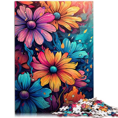 Puzzle für Erwachsene mit 1000 Teilen, kleine Gänseblümchen, unmögliches Puzzle, Spaß bei Aktivitäten zu Hause, Geburtstagsgeschenk, Reisegeschenk, 19,7 x 29,5 Zoll von SYUNFEI